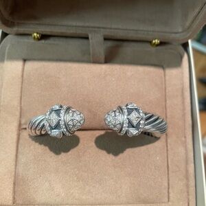 Authentic David Yurman Renaissance Silver and Diamond Women's Bracelet